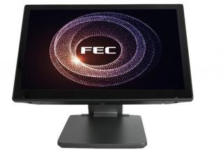 Dotykový monitor FEC XM-3015 15quot; LED LCD, PCAP, USB, VGA/HDMI, bez rámečku, stojan XPPC, černo-stříbrný