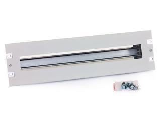 Jističová lišta Triton 19“ 3U rozebíratelná, DIN, 23 modulů, černá
