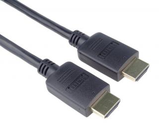 Kabel HDMI 2.0 High Speed + Ethernet, zlacené konektory, 0,5m