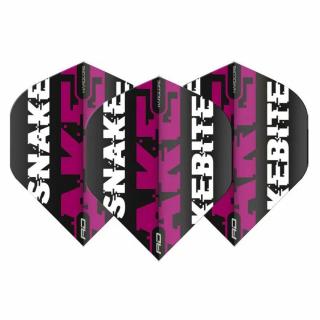 Letky na šipky Red Dragon Hardcore Peter Wright Snakebite Magenta