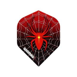 Letky na šipky Winmau MEGA STANDARD RED SPIDER