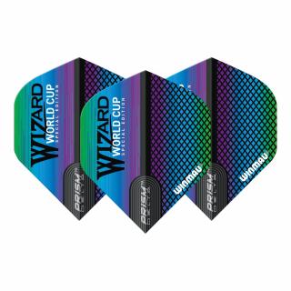 Letky na šipky Winmau Prism Delta Simon Whitlock Wizard, duhové