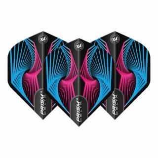 Letky na šipky Winmau Prism Delta Spiral, modro-růžové