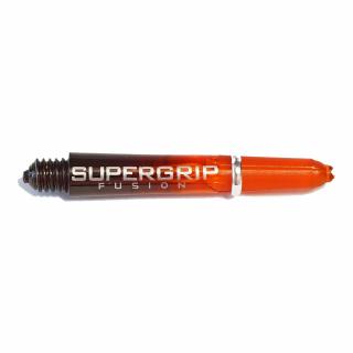 Násadky na šipky Harrows Supergrip Fusion černé, oranžové, krátké