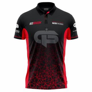 Originální dres Red Dragon Gerwyn Price Iceman Inferno Tour červený, velikost L