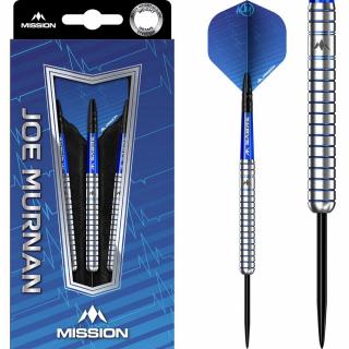 Sada šipek Mission steel Joe Murnan Electro Blue 22g, 90% wolfram