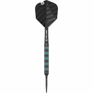 Sada šipek Target steel Rob Cross Voltage Black Edition, Swiss point 22g, 90% wolfram