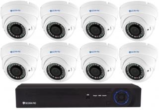 Securia Pro IP set 3MPx NVR8CHV3-W DOME Pevný disk: 1TB