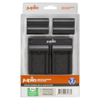 Set Jupio 2x baterie Jupio NP-W235 - 2300 mAh s duální nabíječkou pro Fuji