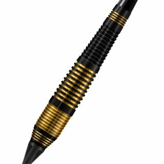 Šipky Harrows soft Vivid Black 18g, brass