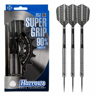 Šipky Harrows steel Supergrip R 28g, 90% wolfram