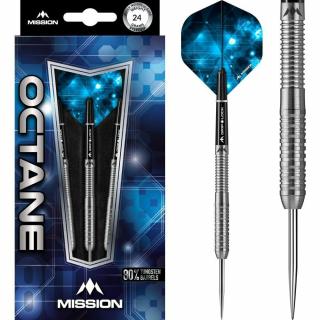 Šipky Mission steel Octane M3 24g, 80% wolfram