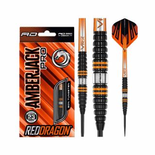 Šipky Red Dragon steel Amberjack Pro 2 - 23 g, 90% wolfram