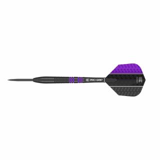 Šipky TARGET steel VAPOR8 BLACK 23g fialové 80% wolfram