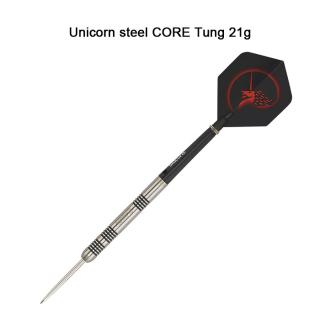 Šipky Unicorn steel CORE 21g, 80% wolfram