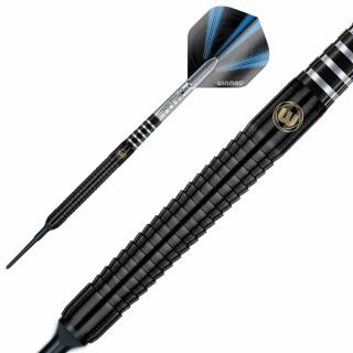 Šipky Winmau soft Sabotage Black 20g, 90% wolfram