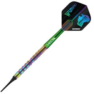 Šipky Winmau soft Simon Whitlock World Cup Rainbow SE 18g, 90% wolfram