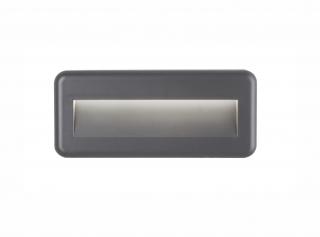 Svítidlo Nova Luce PULSAR STEP GREY 6 schodišťové, IP 54, 4 W