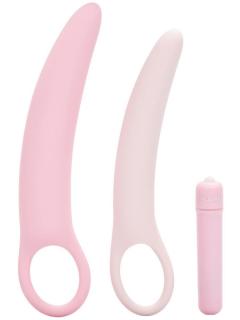 California Exotic Novelties Inspire Vibrating Dilator Kit - sada vibračních dilatátorů na roztažení vaginy (2 ks)