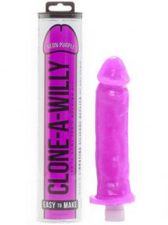 Clone-A-Willy Neon Purple (vibrátor) - sada pro odlitek penisu