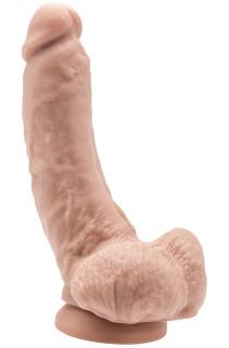 Realistické dildo s varlaty a přísavkou Get Real 8" - TOYJOY