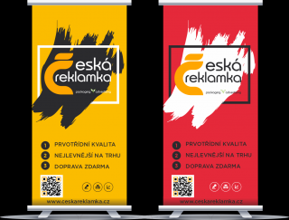 Roll Up Velikost: 100x200 cm, Materiál: PCV 550g premium - UV tisk