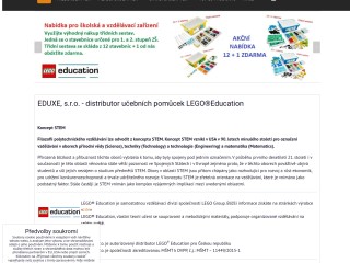 EDUXE, distributor učebních pomůcek Brick Soft, DUPLO, LEGO, WeDo a MINDSTORMS EDUXE