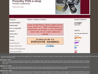 Ponožky PON e-shop