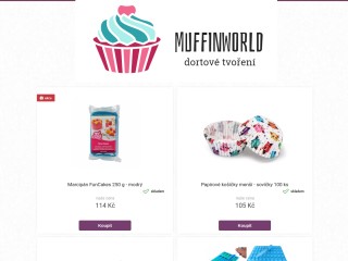 Designové papírové košíčky na muffiny a pomůcky pro zdobení dortů
