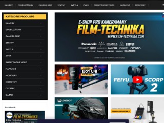 FILM-TECHNIKA | STEADICAM | SLIDER | DSLR PŘÍSLUŠENSTVÍ