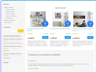 Eshop s fotoobrazy a dalšími fotodárky.