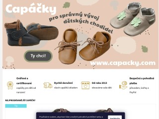 Kožené capáčky pro miminka | Capáčky.com