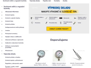 JSP E-SHOP MĚŘICÍ A REGULAČNÍ TECHNIKY