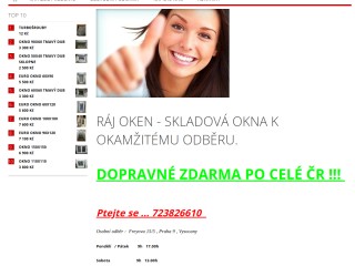 RÁJ OKEN -  skladová okna k okamžitému odběru. - RÁJ OKEN