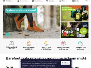 Bosonožka - zdravá barefoot a minimalistická obuv pro děti