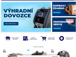Počítačky bankovek, testery bankovek, počítačky a třídičky mincí - nakupujte u odborníků