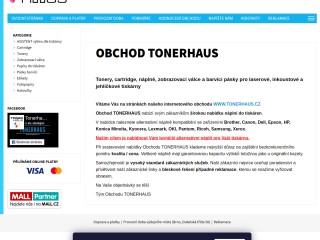 Obchod TONERHAUS - Obchod TONERHAUS