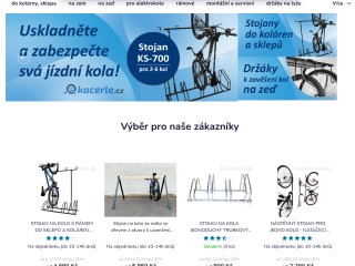 Stojany a držáky na jízdní kola od českého výrobce | KACERLE.CZ