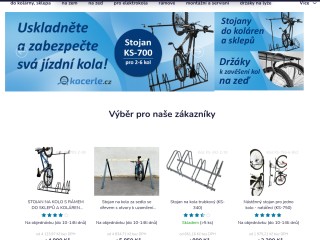 Stojany a držáky na jízdní kola od českého výrobce | KACERLE.CZ