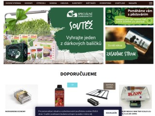 SpeciálníZahradnictví.cz – Growshop pro vaše domácí pěstování