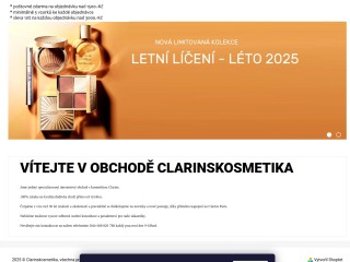 Vítejte v našem obchodě - Clarinskosmetika
