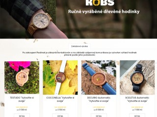 Dřevěné hodinky ROBS | Ručně vyrobené z kousku přírody