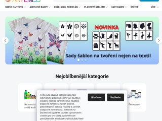 www.barvyartemiss.cz