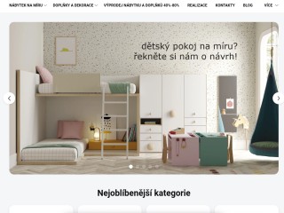 Dětský nábytek, studentské pokoje, dekorace a hračky
