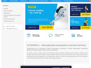 ALTOSHOP.cz - Váš dodavatel manipulační a zdvihací techniky