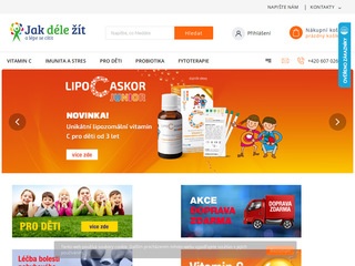 E-shop s top doplňky stravy za skvělé ceny | Jakdelezit.cz