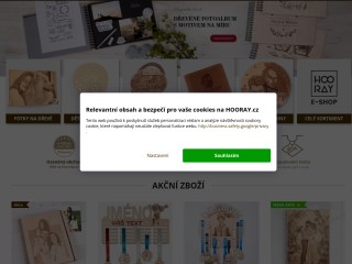 HOORAY.cz - výroba předmětů s laserovým rytím na míru