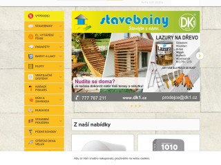 Stavebniny DK1 - vše pro Vaši stavbu, dům a zahradu