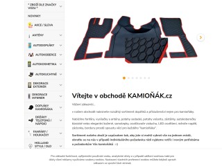 KAMIOŇÁK.CZ - doplňky a příslušenství do kamionu