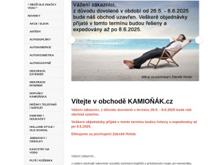 KAMIOŇÁK.CZ - doplňky a příslušenství do kamionu
